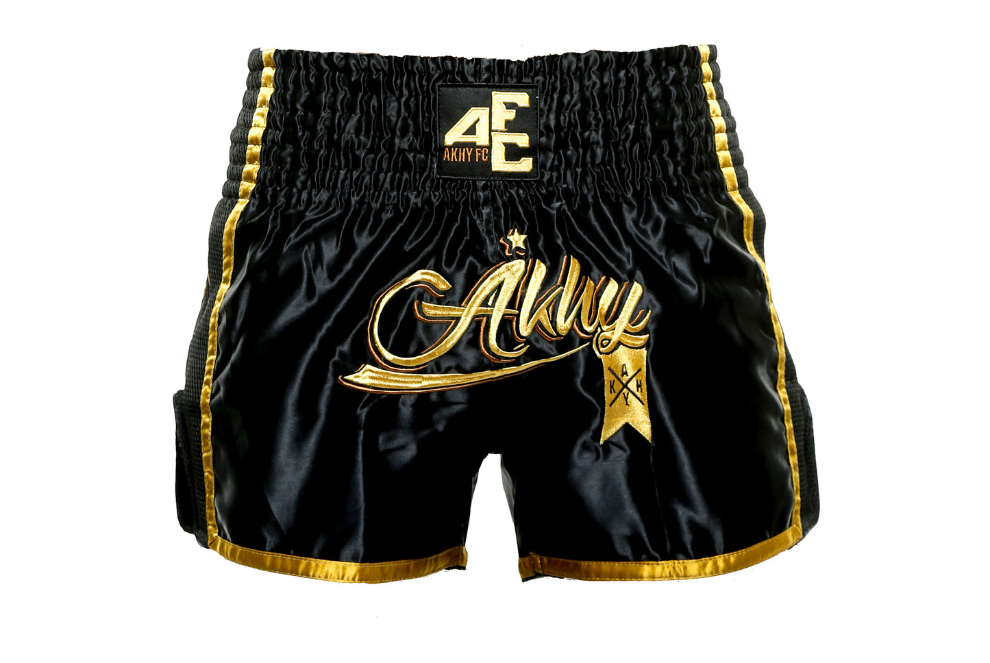 BLACK&GOLD MMA SHORTS