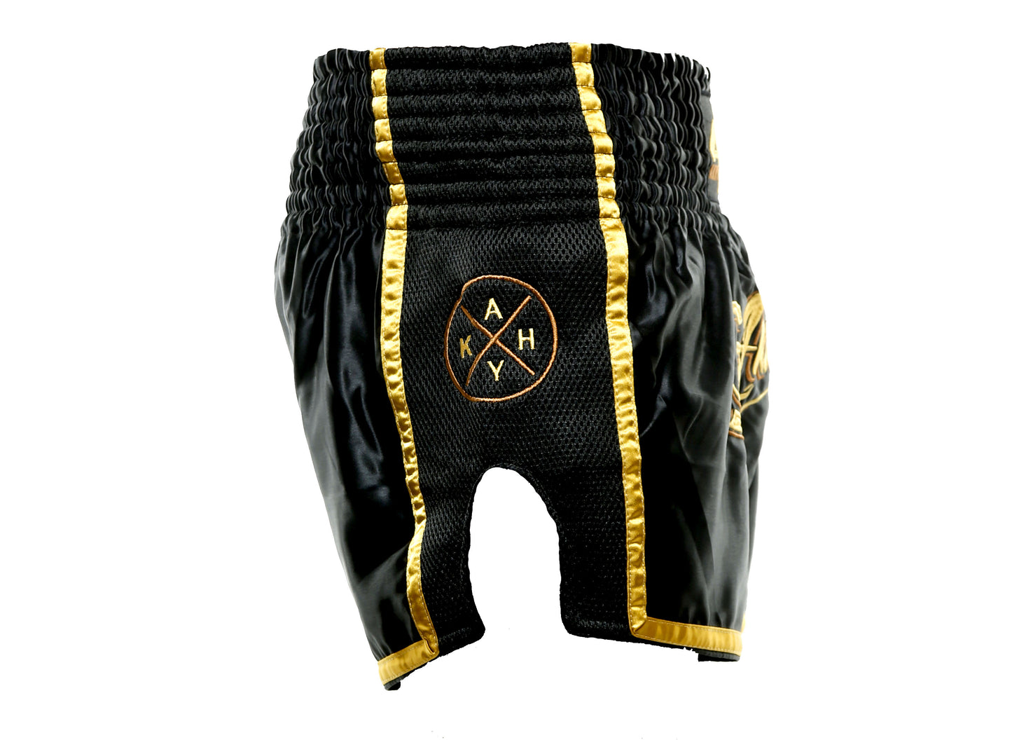 BLACK&GOLD MMA SHORTS