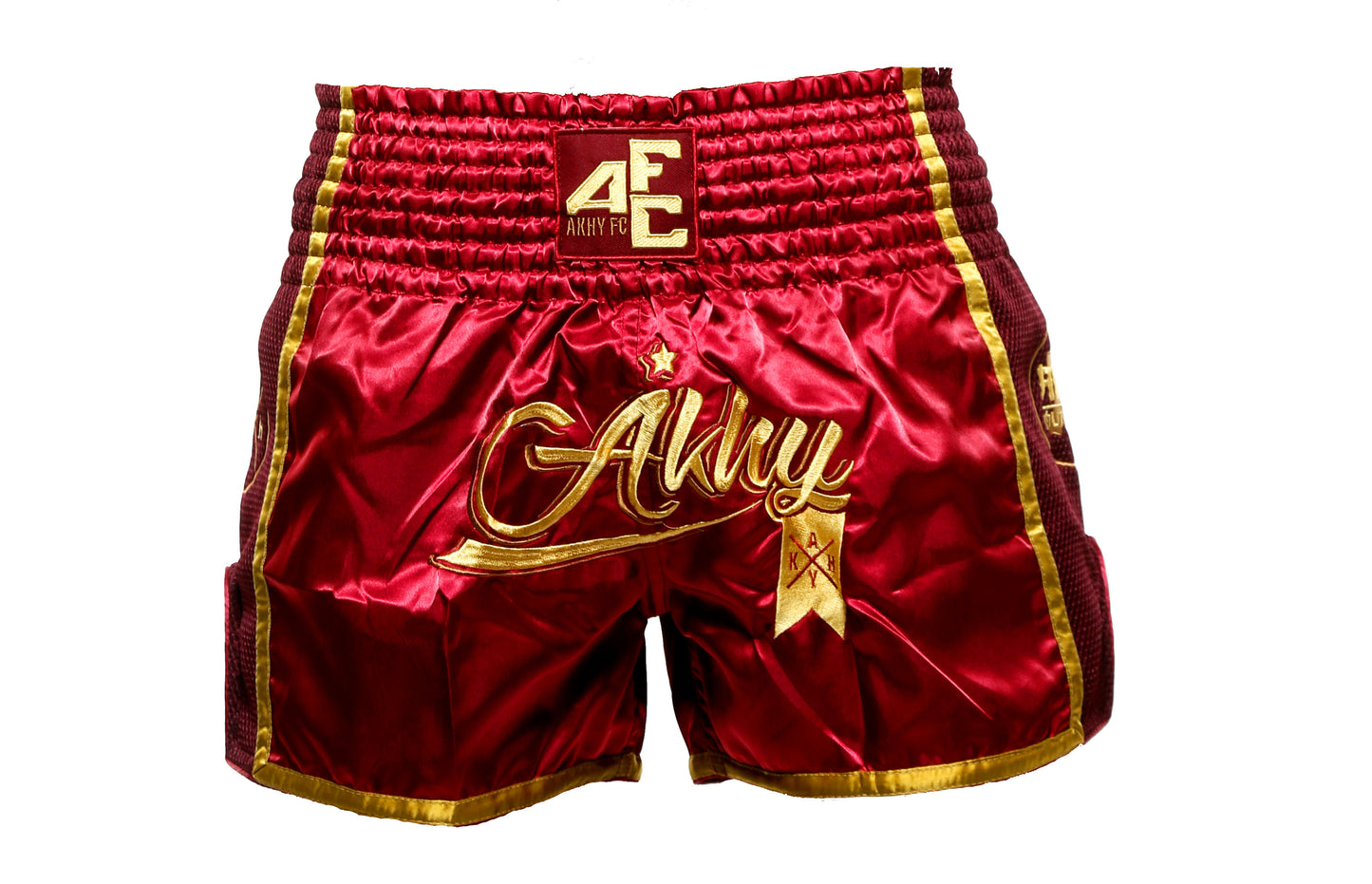 SHORT MMA RED&GOLD
