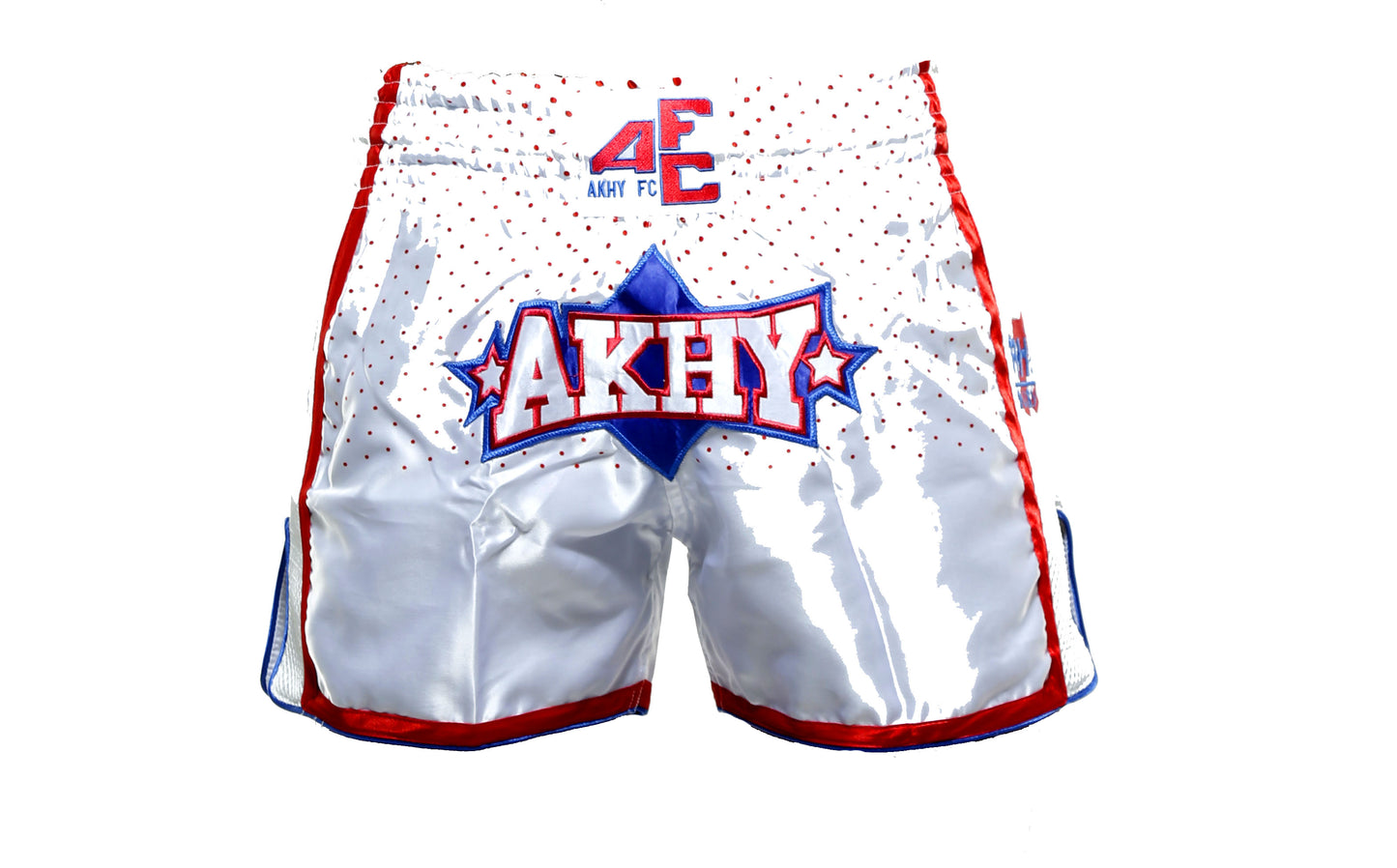 SHORT MMA WHITE&RED