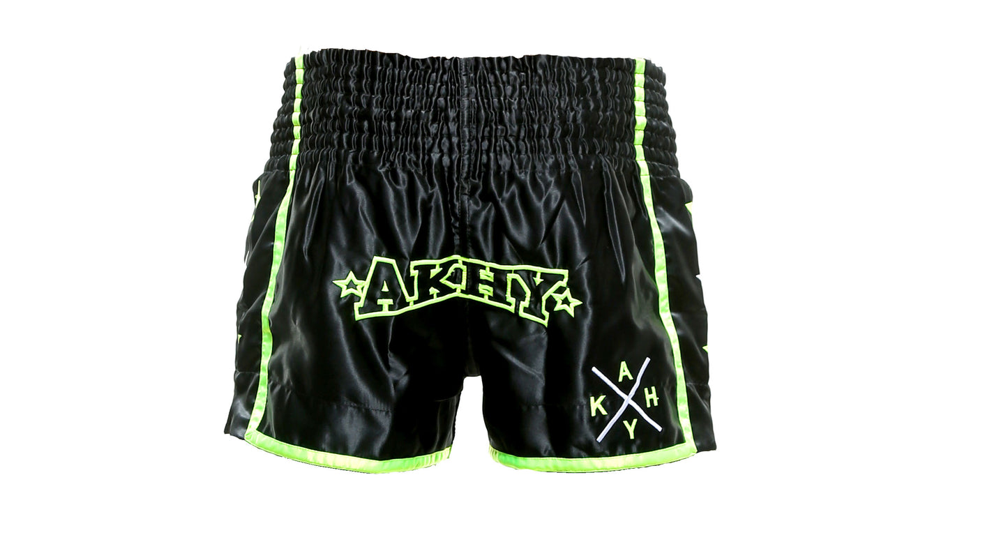 SHORT MMA BLACK&GREEN
