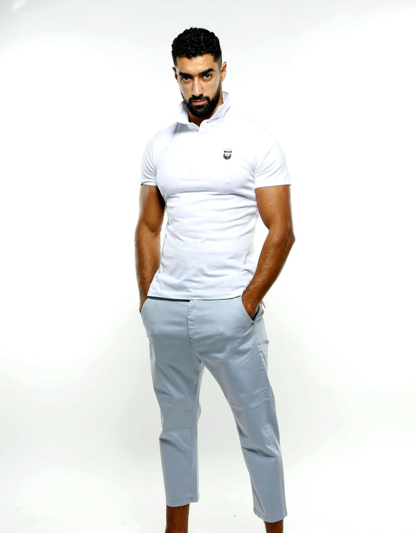 T-SHIRT POLO AKHY WHITE