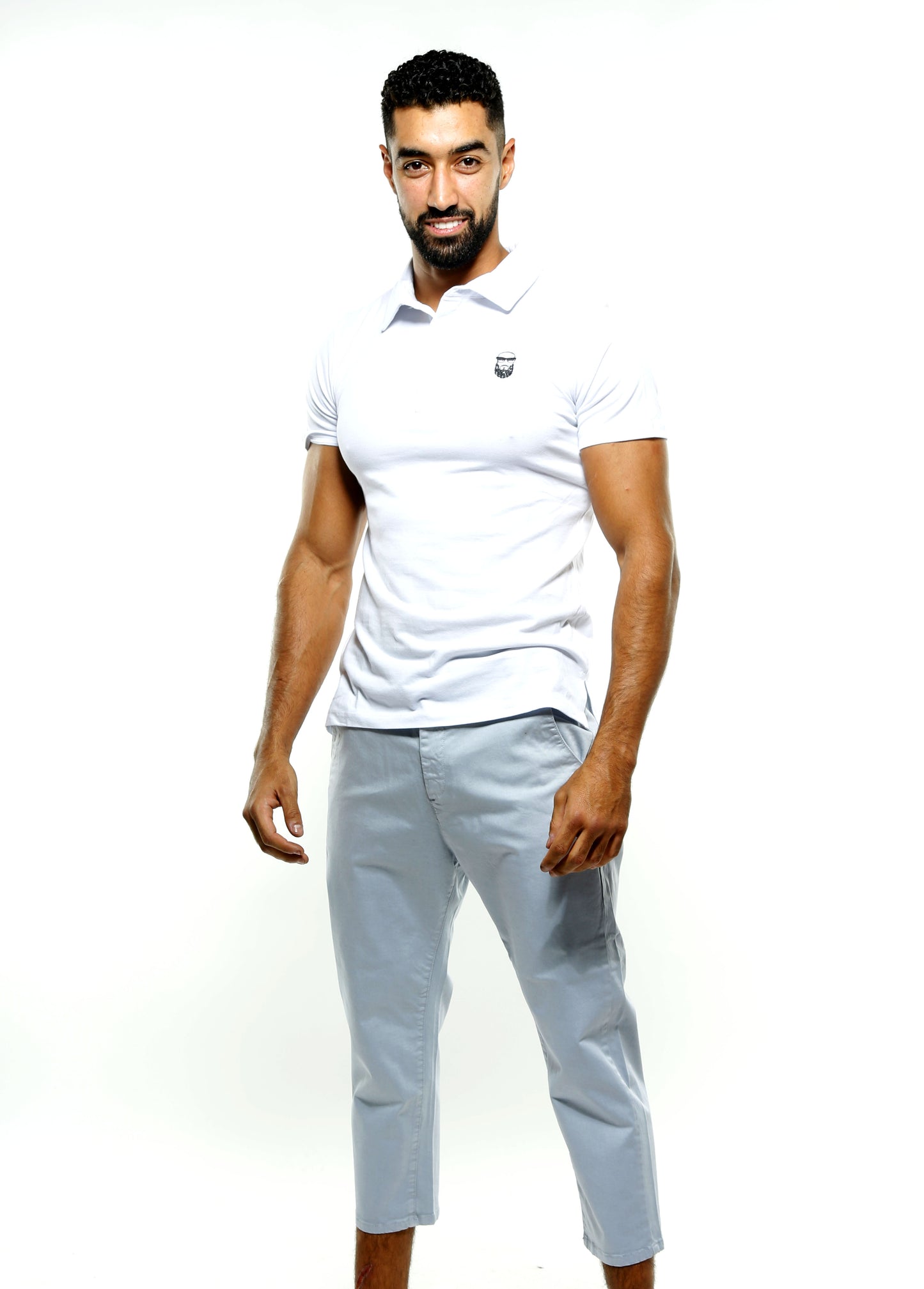 T-SHIRT POLO AKHY WHITE