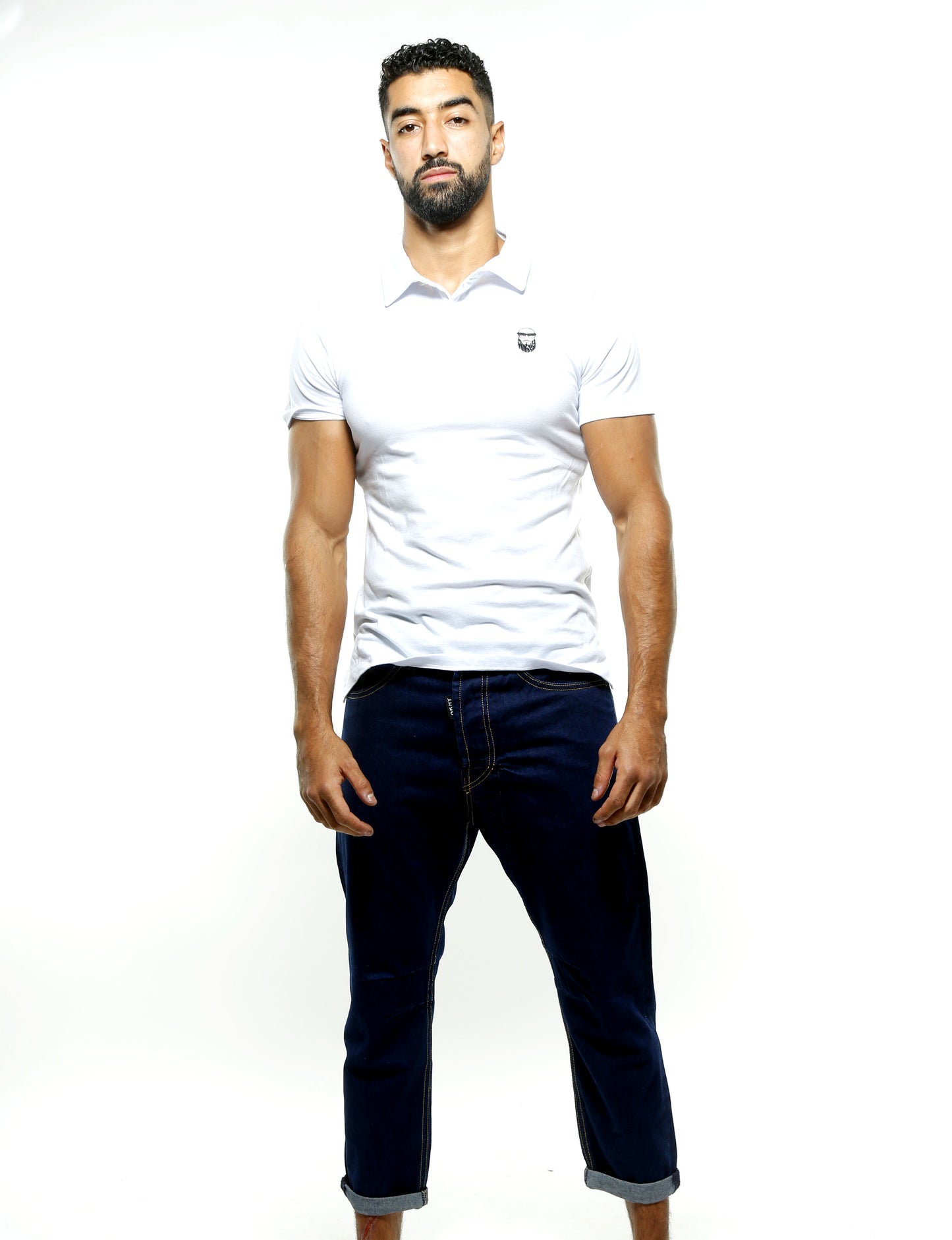 T-SHIRT POLO AKHY WHITE