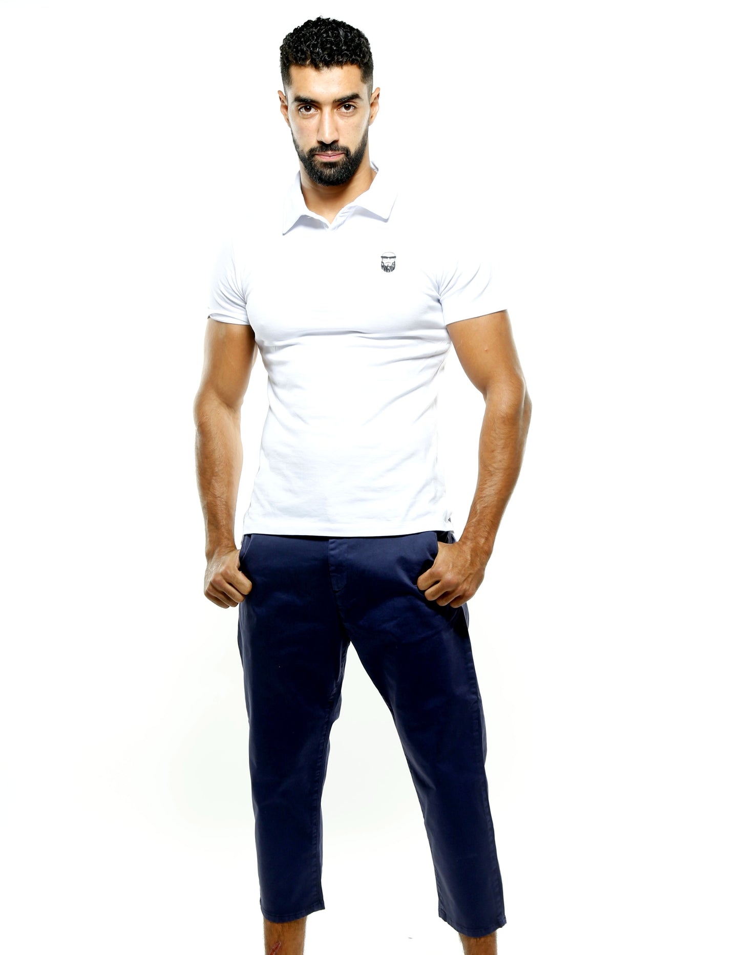 T-SHIRT POLO AKHY WHITE
