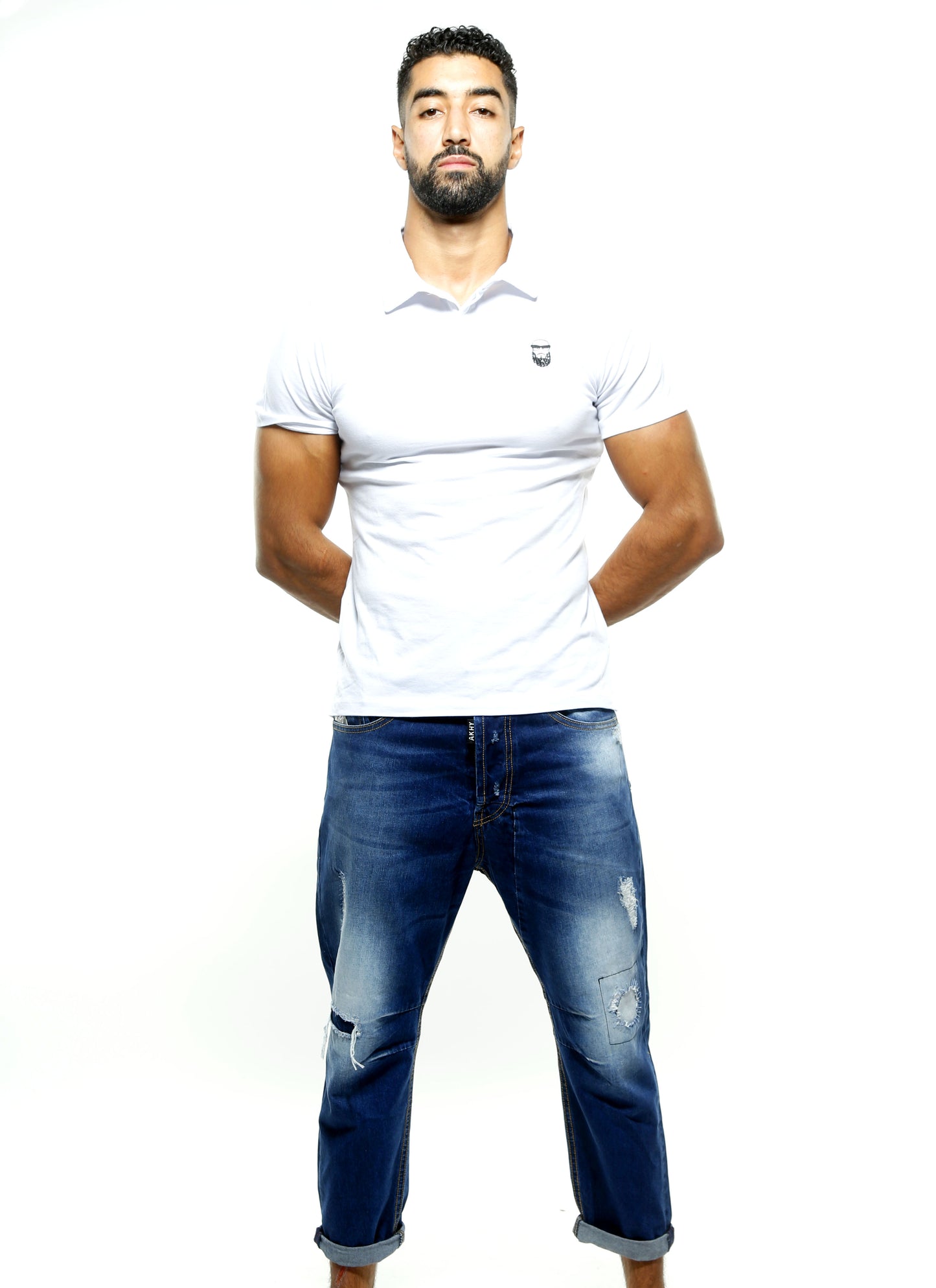 T-SHIRT POLO AKHY WHITE