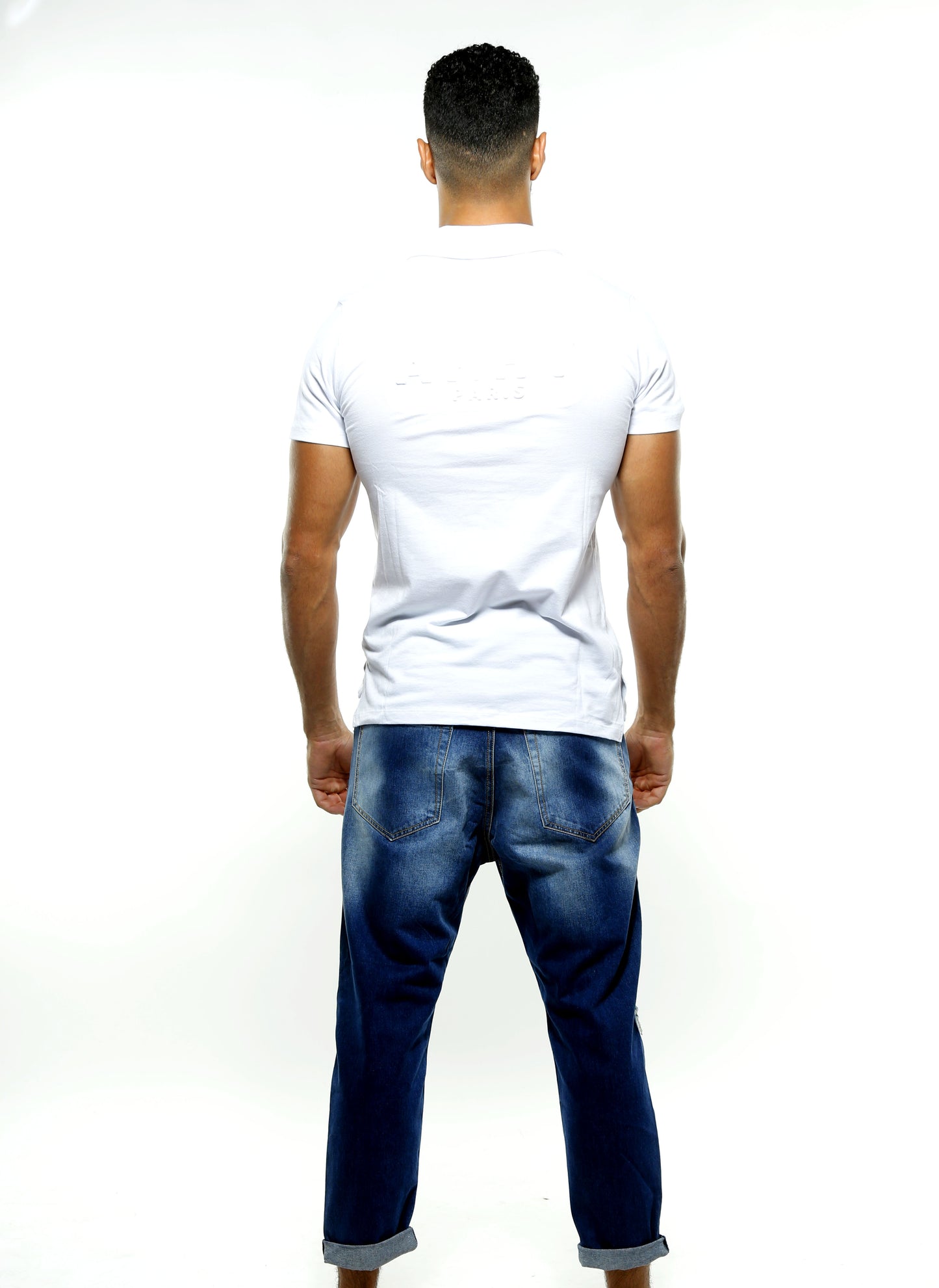 T-SHIRT POLO AKHY WHITE