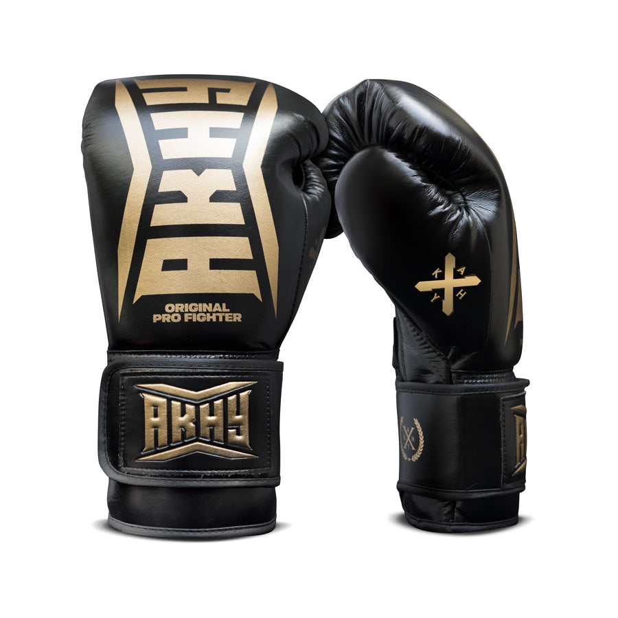 BOXING GLOVES BLACK&GOLD