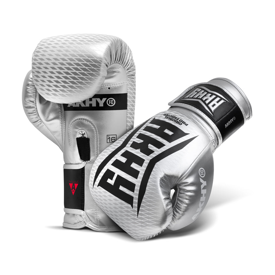 BOXING MMA GLOVES Huricane Silver