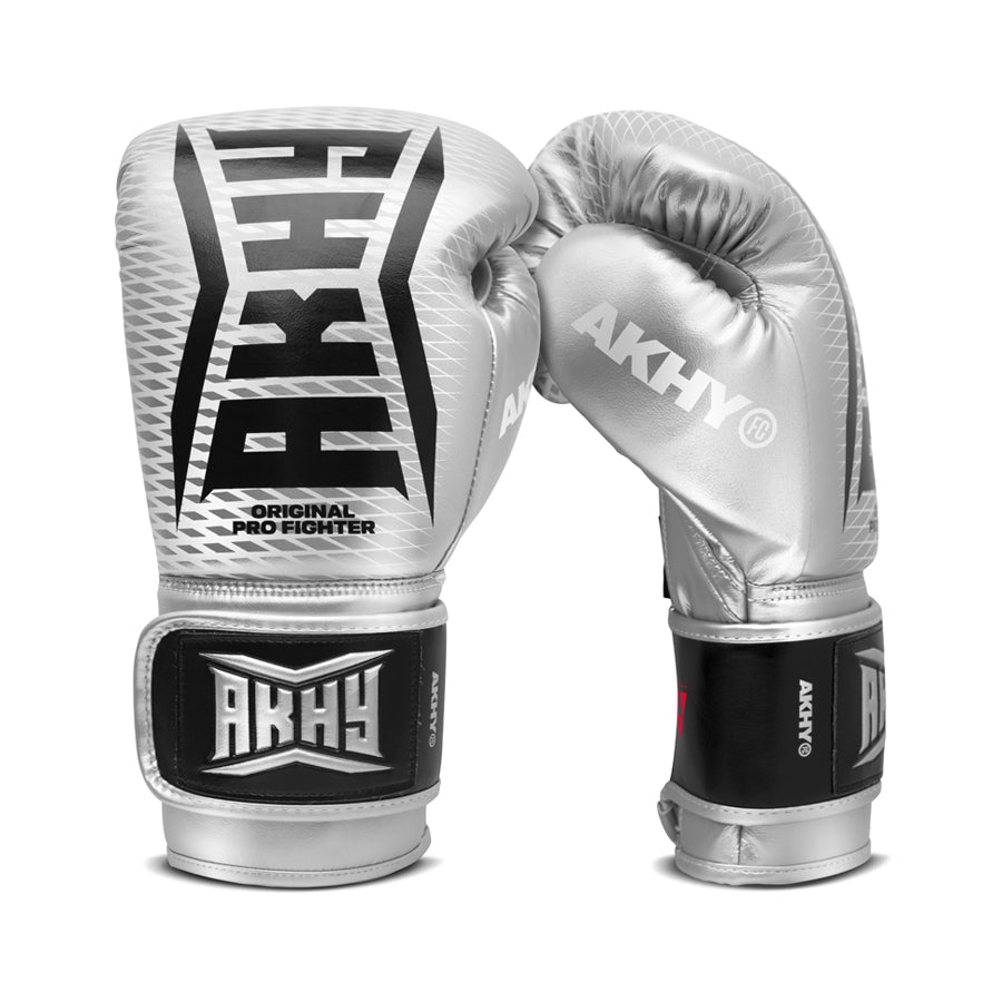 BOXING MMA GLOVES Huricane Silver