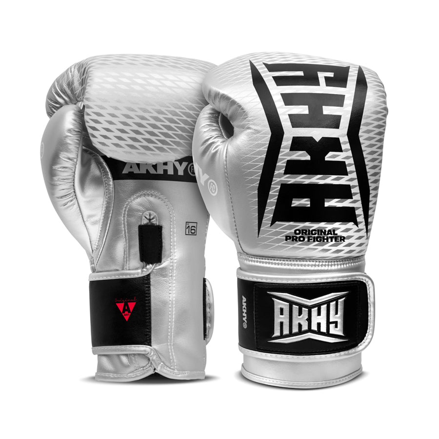 BOXING MMA GLOVES Huricane Silver