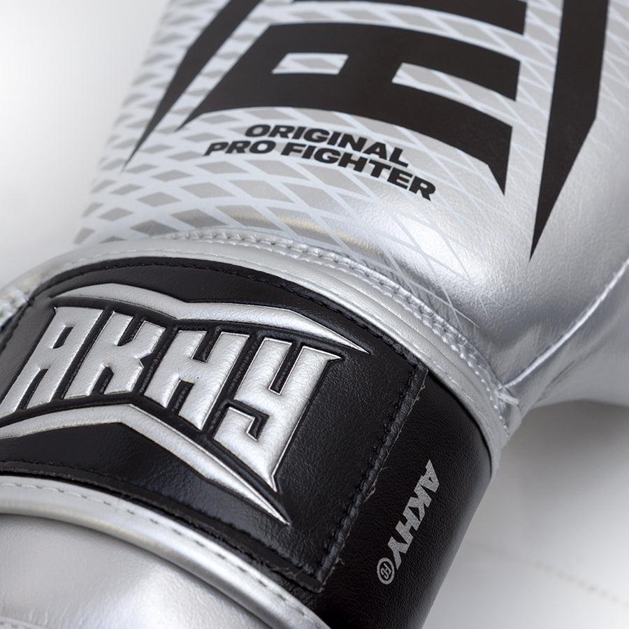 BOXING MMA GLOVES Huricane Silver