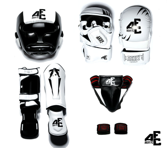 KIT MMA WHITE&BLACK