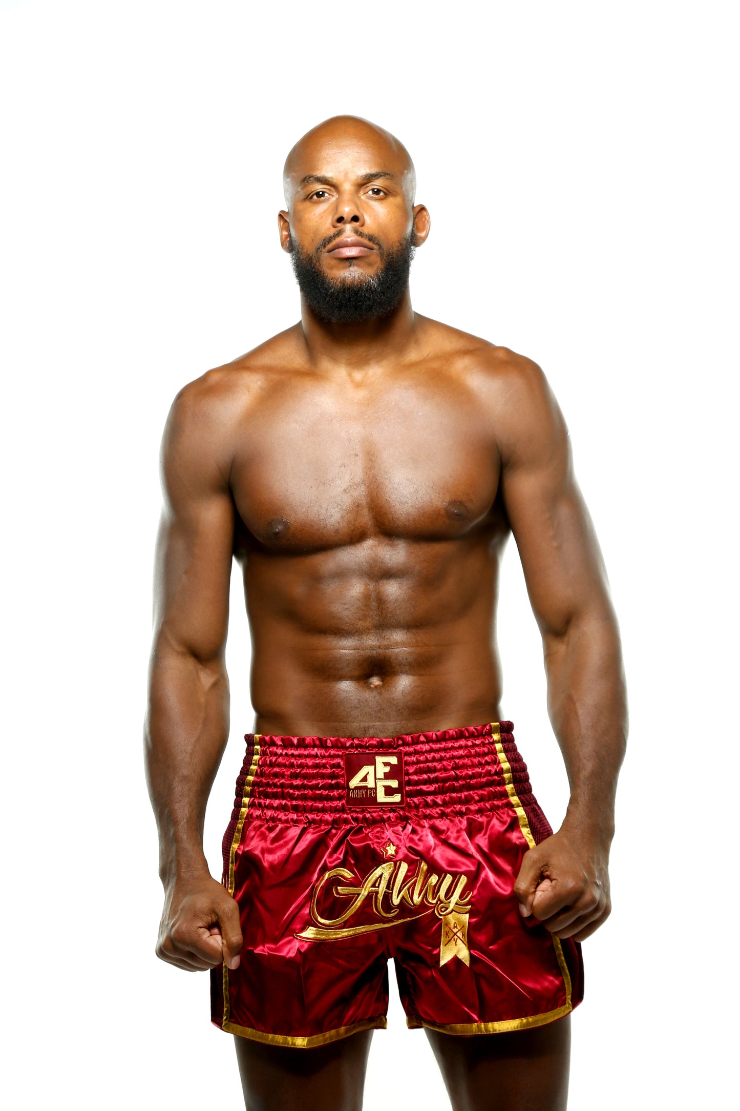 MMA RED&amp;GOLD SHORTS