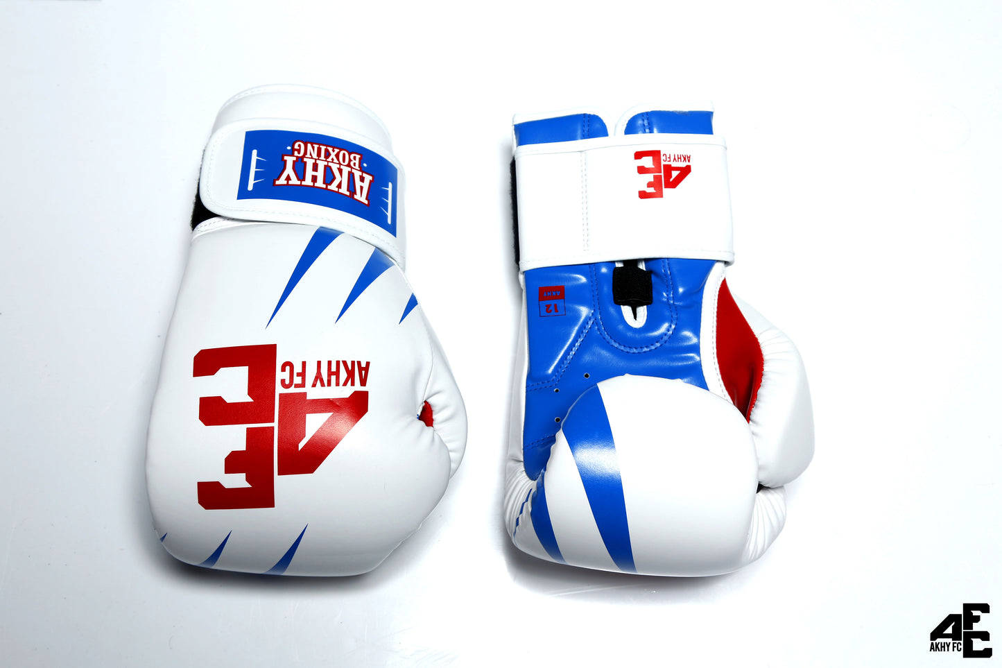 BOXING GLOVES WHITE&RED&BLUE